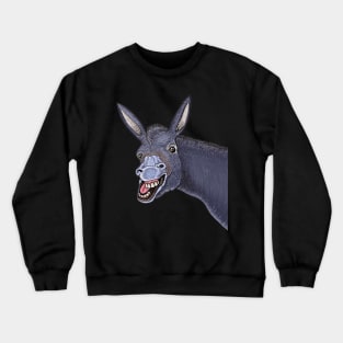 Donkey,donkey smile Crewneck Sweatshirt